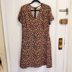 LOFT Plus size 16 Floral Skater Dress
